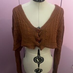 Brown Knit Sweater